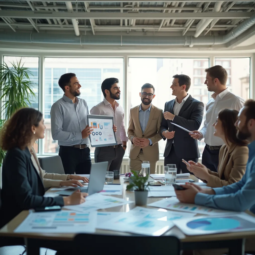 Equipo de ConsultoresPro en una reunión estratégica